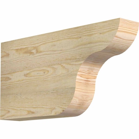 Ekena Millwork Carmel Rough Sawn Rafter Tail, Douglas Fir, 4"W x 12"H x 24"L RFT04X12X24CAR00RDF